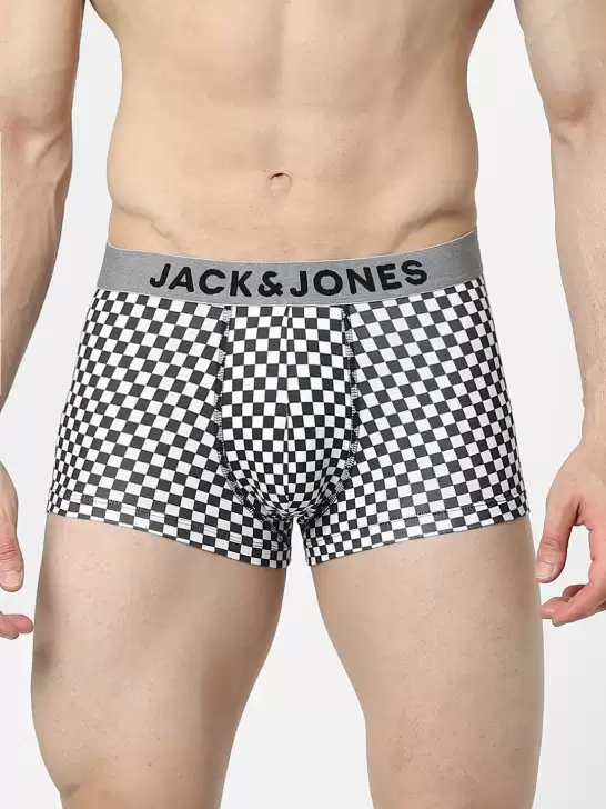 Men Checked Cotton Trunks - image 6