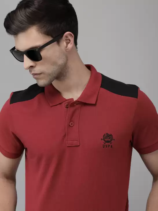 Men Polo Collar Slim Fit T-shirt - image 6