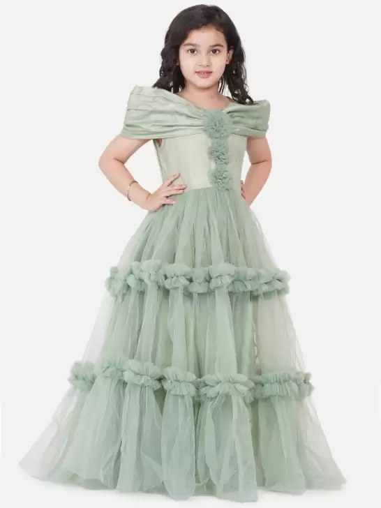 Embellished Net Maxi Dress - image 6