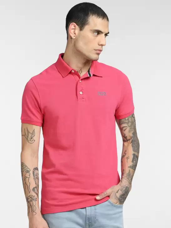Men V-Neck Slim Fit T-shirt - image 6