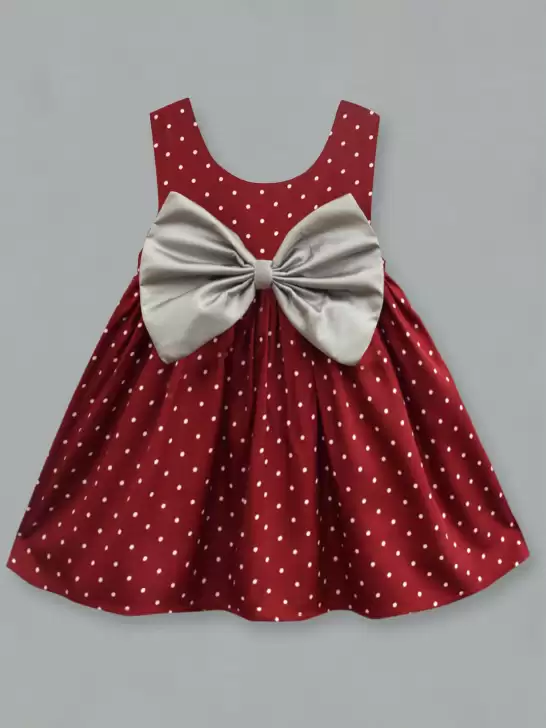 Girls Printed Empire Dress - image 6