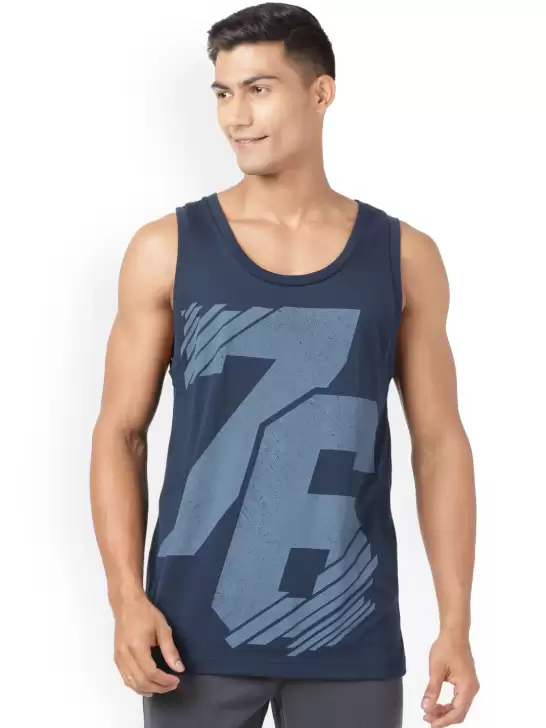 Men Printed Cotton Innerwear Vests - image 6