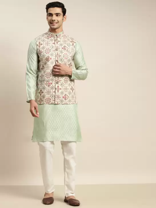 Men Kurta with Churidar - image 6