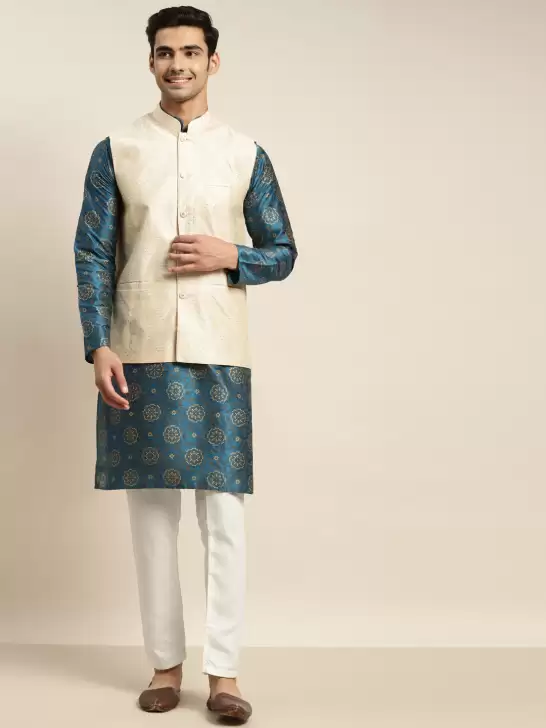 Men Kurta with Churidar - image 6