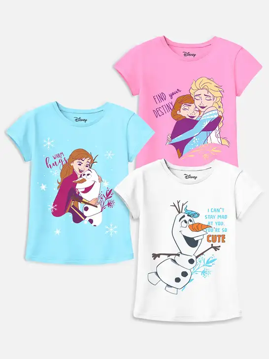 Girls Pack of 3 T-shirt - image 6