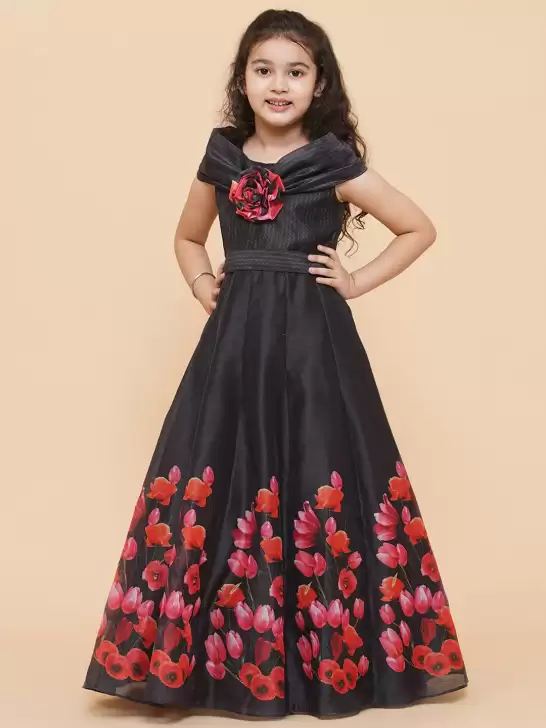 Floral Fit & Flared Maxi Dress - image 6
