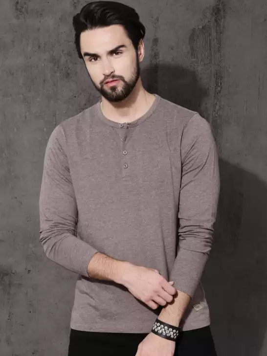Henley Neck T-shirt - image 6