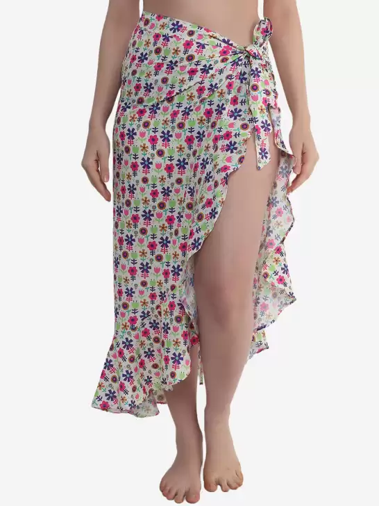 Women Printed Wrap-Around Sarong - image 6