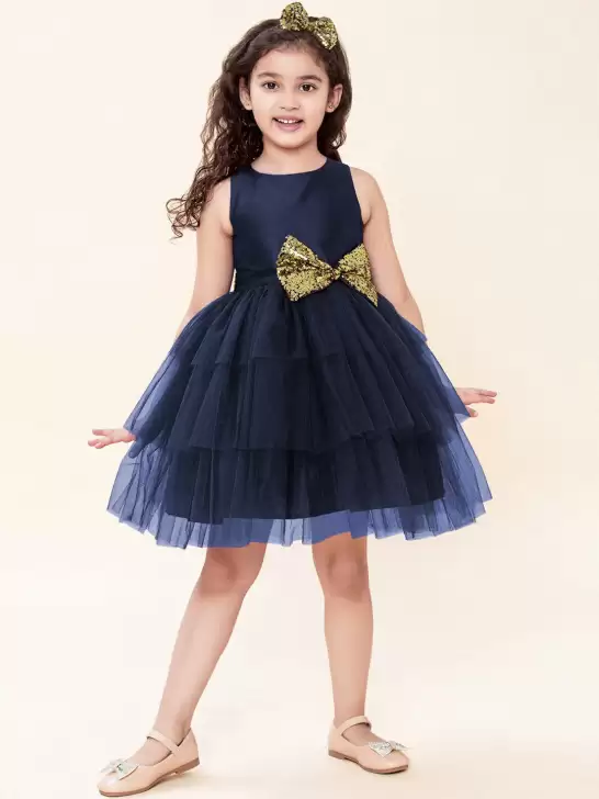 Embellished Net Dress - image 6