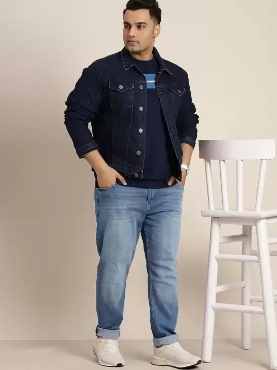 Men Plus Size Tapered Jeans - image 6