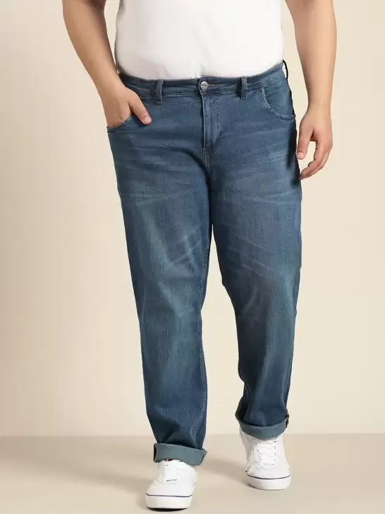 Men Plus Size Slim Fit Jeans - image 6