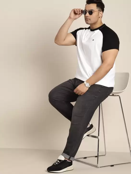 Men Plus Size Tapered Jeans - image 7