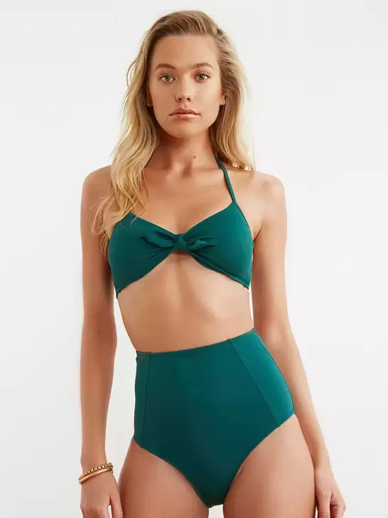 Women Solid Swim Bottoms - image 6