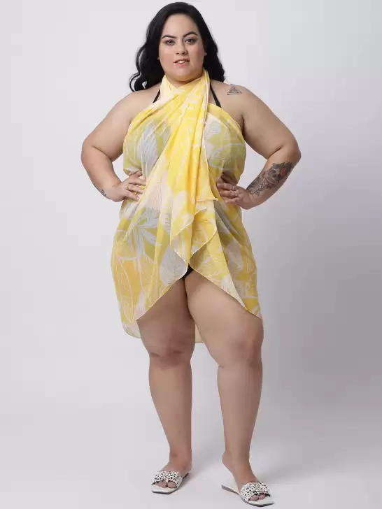 Women Plus Size Printed Sarong - image 6