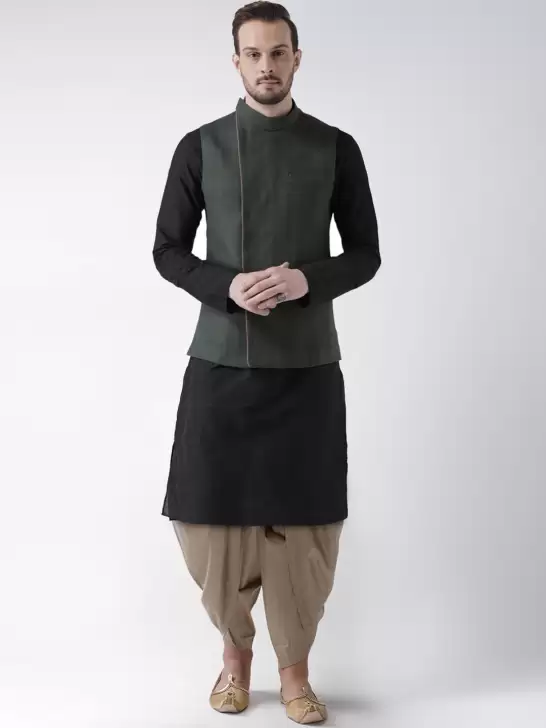 Men Kurta with Dhoti Pant - image 6