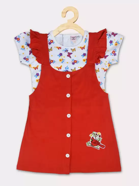 Girls Pinafore Mini Dress - image 6