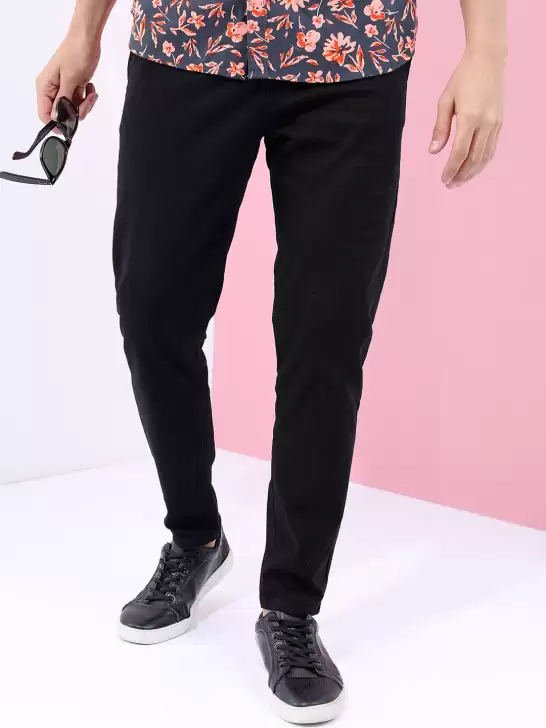 Men Tapered Fit Trousers - image 6