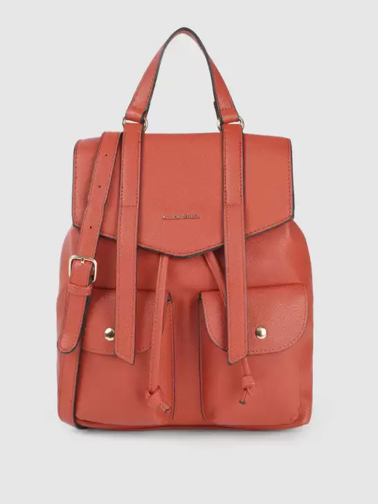 Women Solid Backpack - image 6