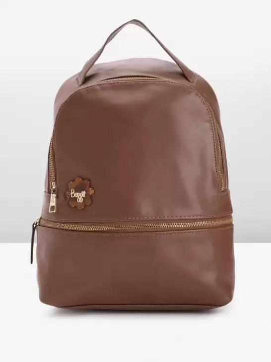 Women Solid Backpack - image 6