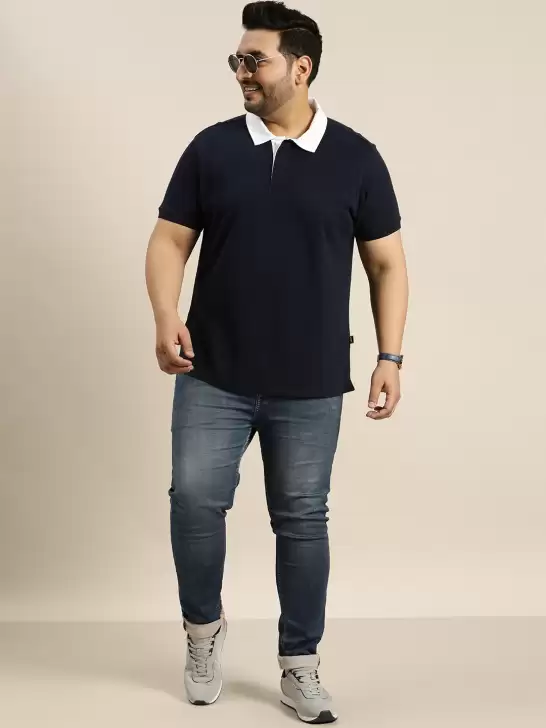 Plus Size Polo Collar T-shirt - image 6