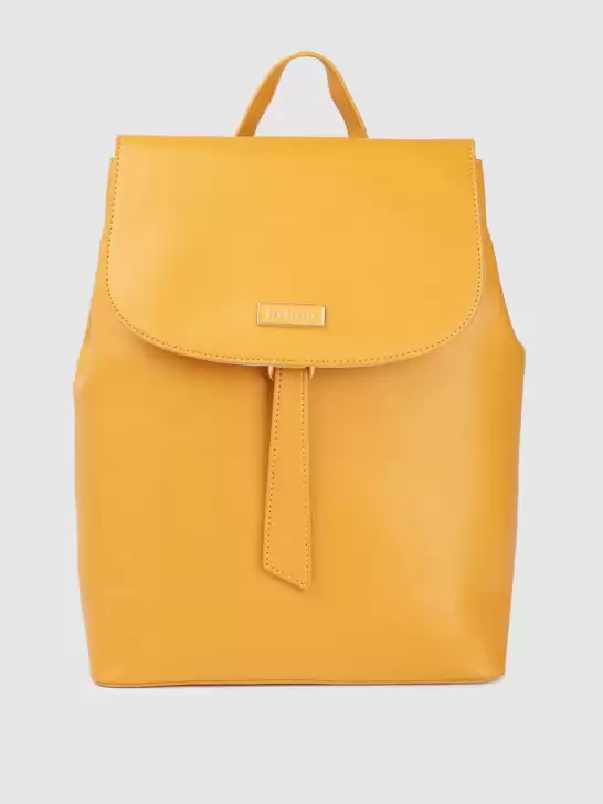Women Solid Backpack - image 6