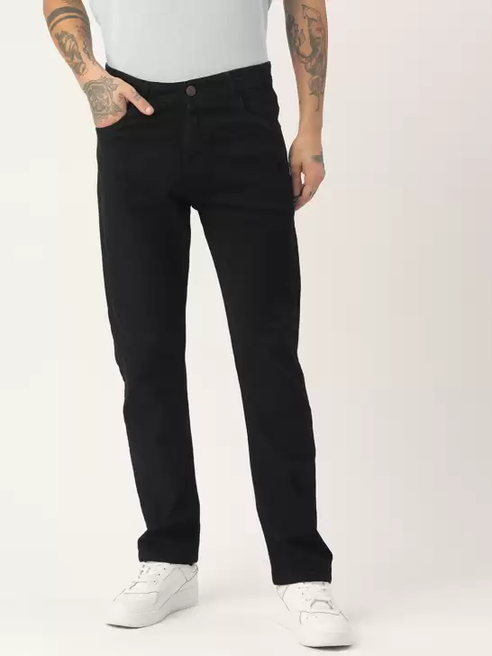 Men Straight Stretchable Jeans - image 6