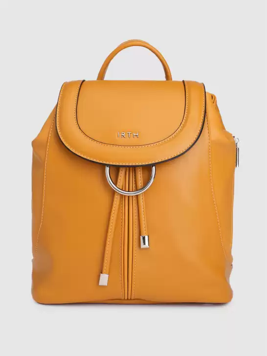 Women Solid Backpack - image 6