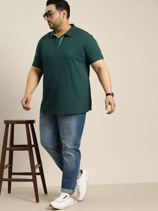 Men Plus Size Tapered Jeans - image 6