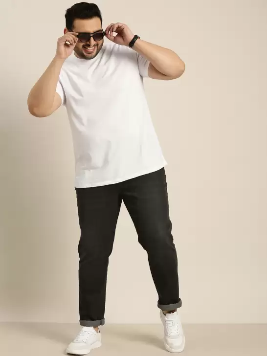 Men Plus Size Tapered Jeans - image 6
