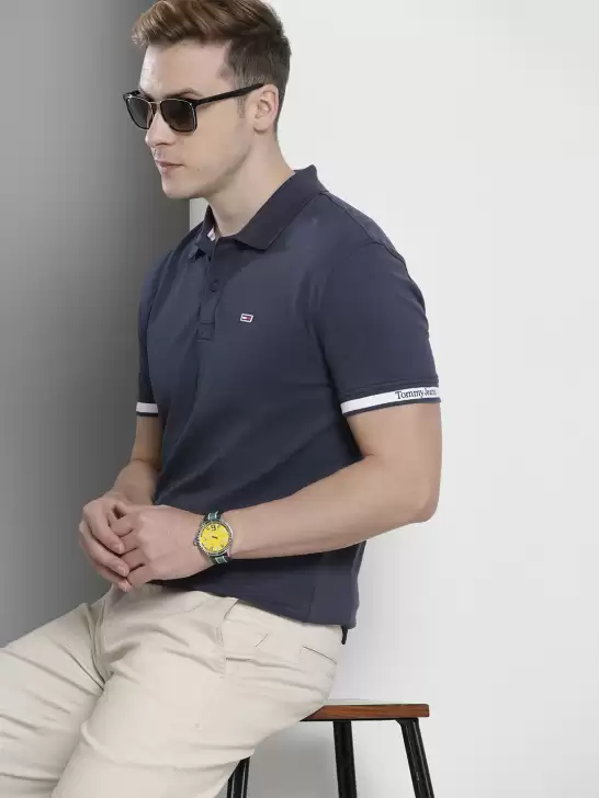 Men Polo Collar T-shirt - image 6