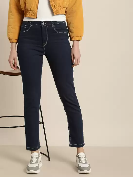 Women Slim Fit High-Rise Jeans - image 6