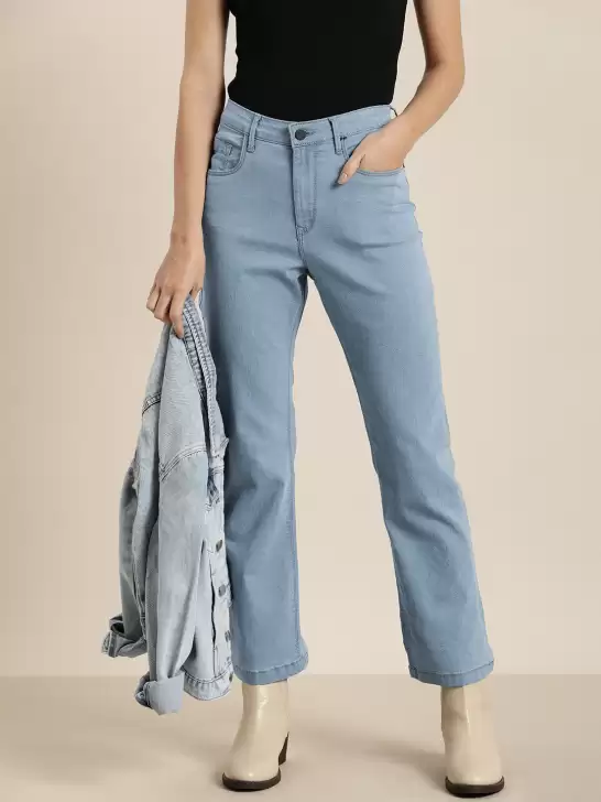 Women Straight Fit High-Rise Jeans - image 6
