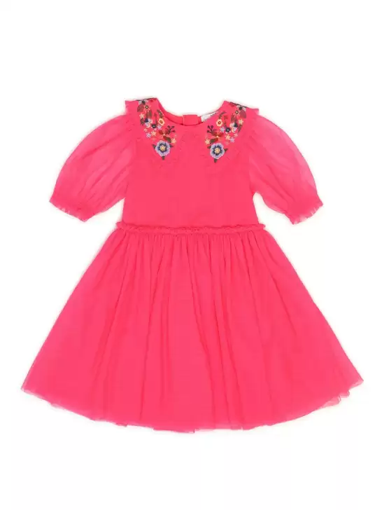 Peter Pan Collar Cotton Dress - image 6