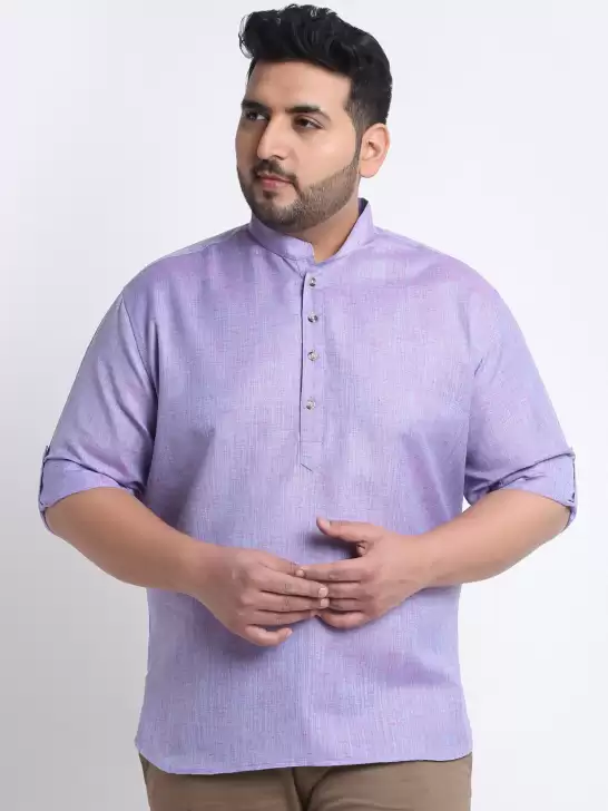 Men Plus size Cotton Kurta - image 6