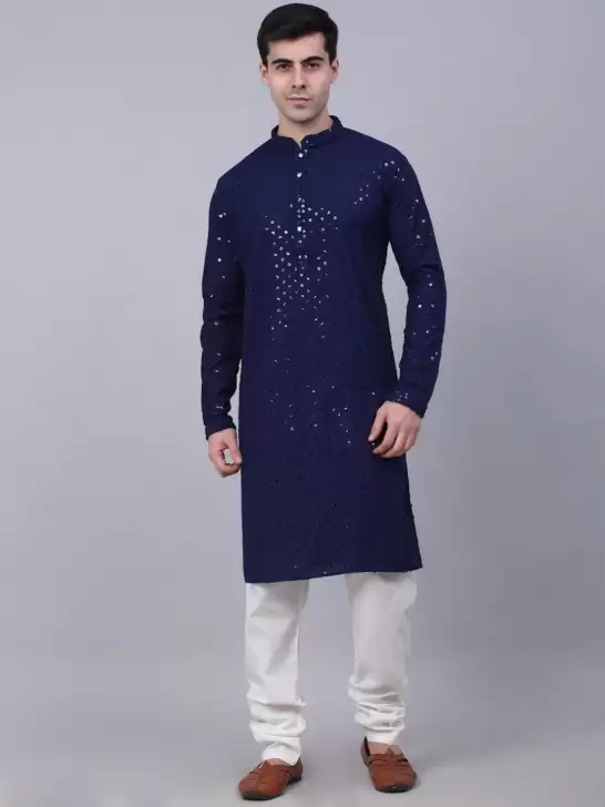 Men Pure Cotton Kurta Sets - image 6