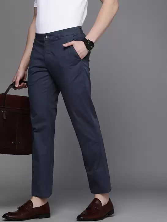 Men Slim Fit Chinos Trousers - image 6