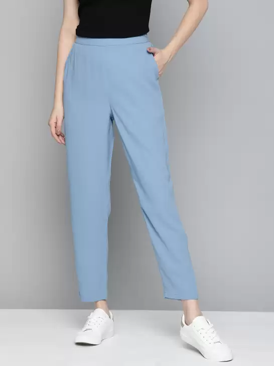 Women Solid Trousers - image 6