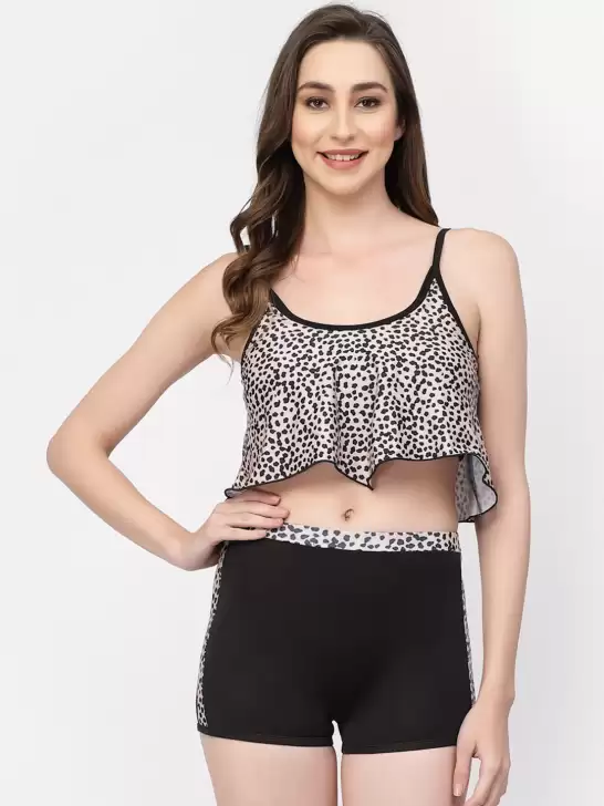 Women Printed Two piece Tankini Swimwear - image 6
