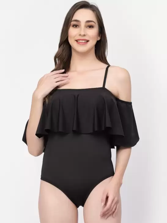 Women Solid Swimwear - image 6