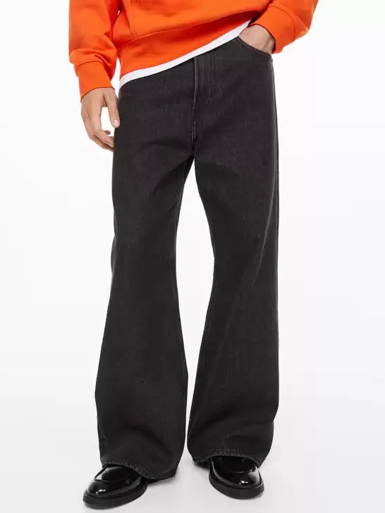 Men Loose Bootcut Jeans - image 6