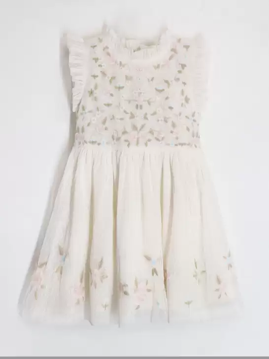 Girls Cotton Fit & Flare Dress - image 6
