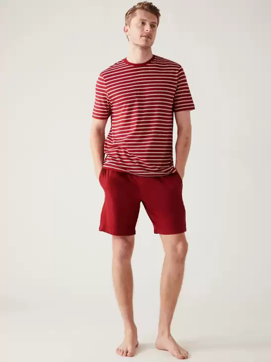 Men Striped Night suit - image 6