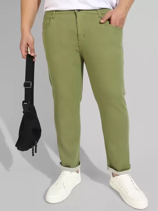Men Plus Size Cotton  Jeans - image 6