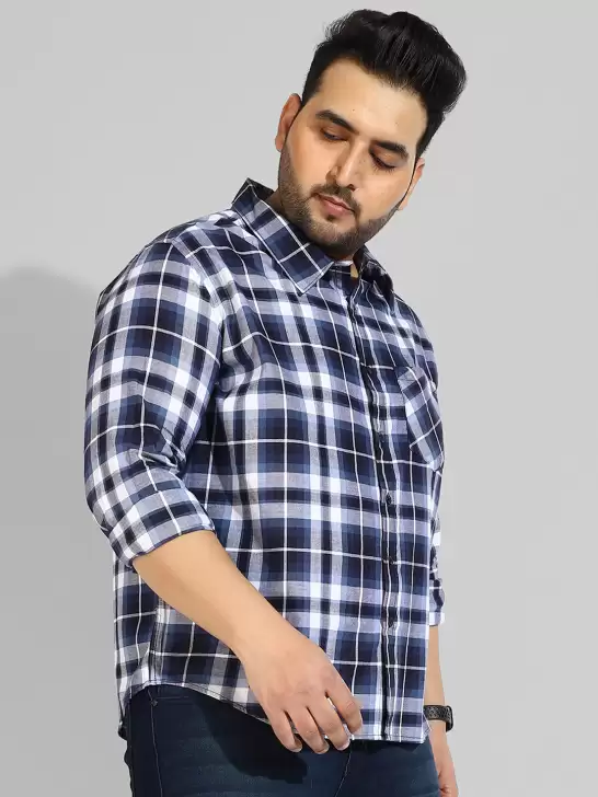 Men Plus Size Cotton Shirt - image 6