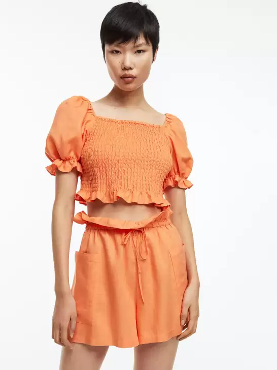 Women Paper Bag Shorts - image 6