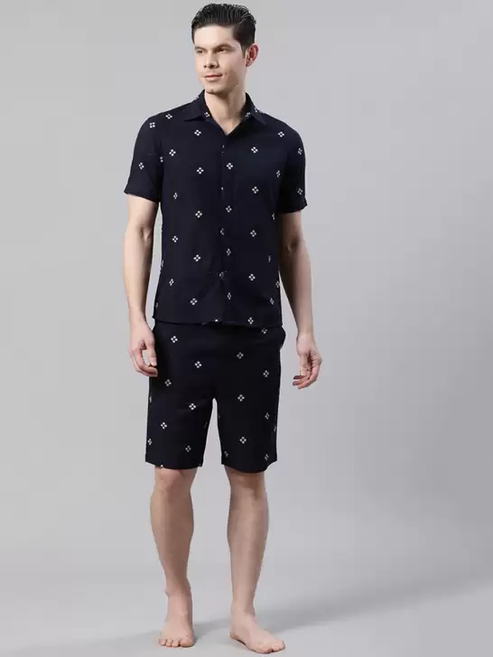 Men Printed Night Suit - image 6