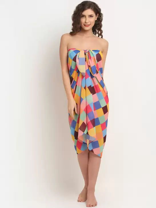 Women Printed Cover Up Sarong - image 6