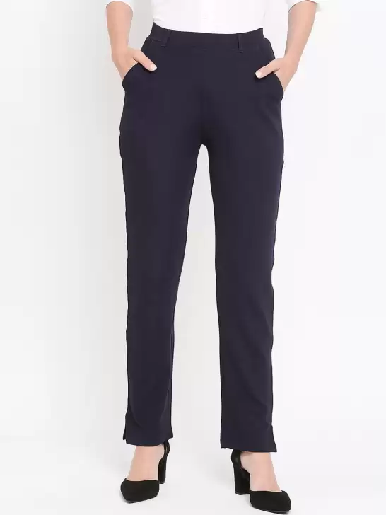 Women Cotton Formal Trousers - image 6