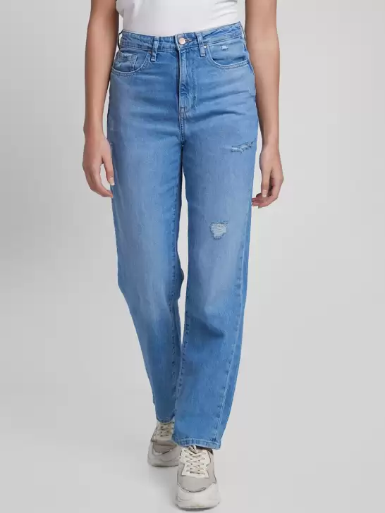 Women Straight Fit High-Rise Jeans - image 6