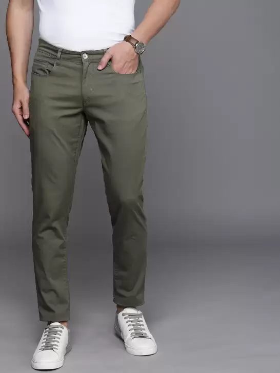 Men Tapered Fit Chinos - image 6